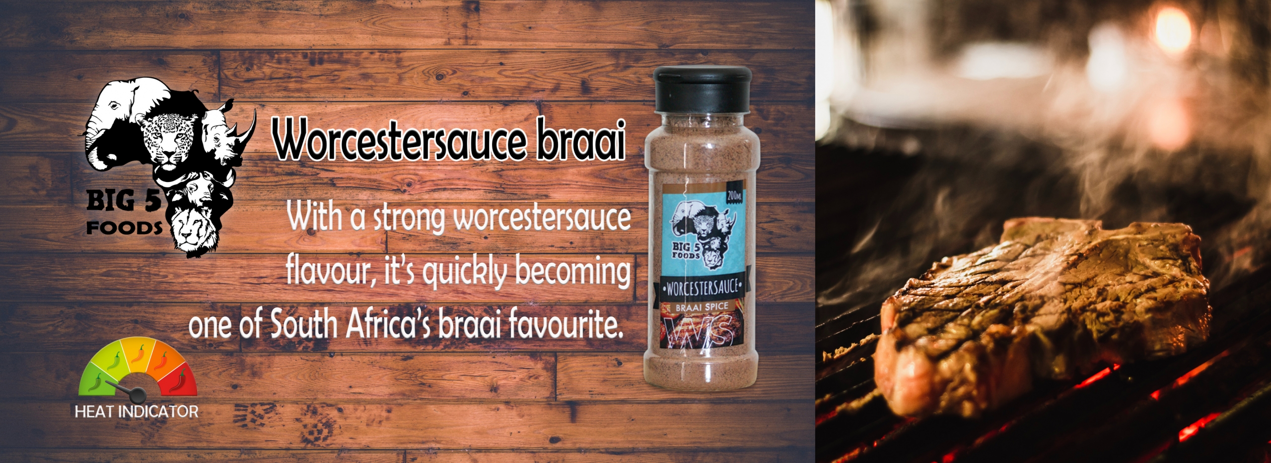 Big 5 Worcestersauce braai